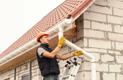 Pose et remplacement de gouttières à Gemaingoutte